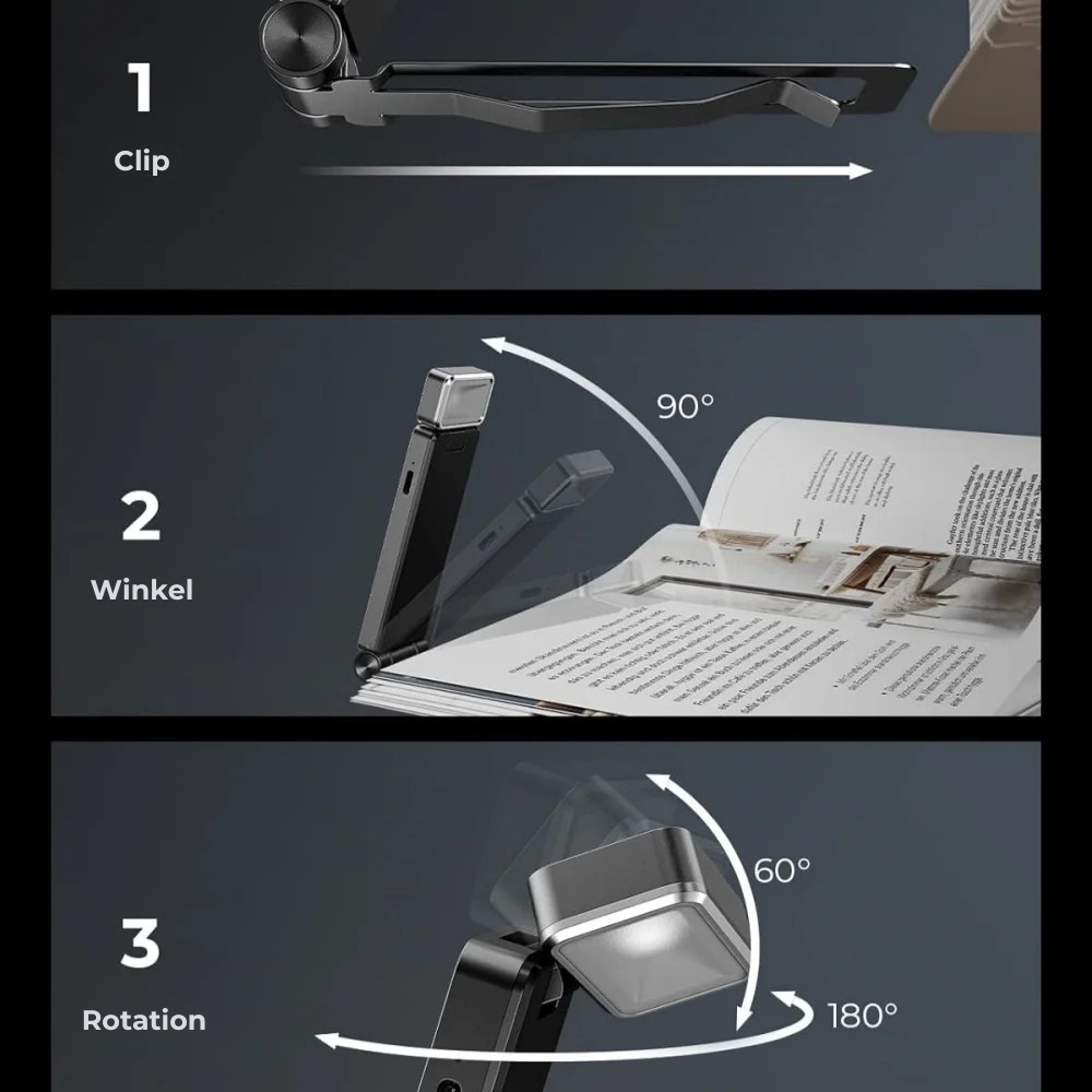 Lesen, ohne jemanden zu stören – mit gezieltem, augenschonendem Licht.