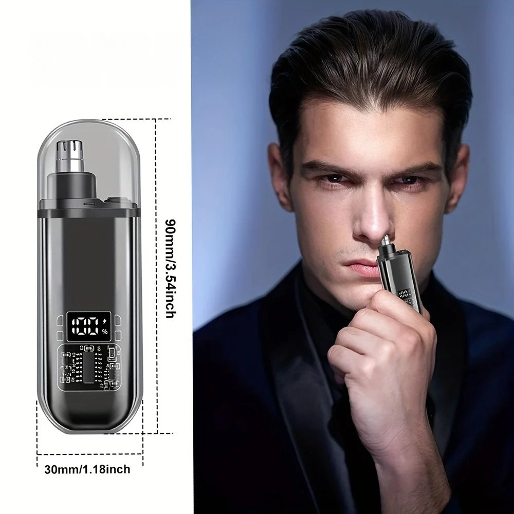 AirTrim — Tragbarer Nasenhaartrimmer für Männer